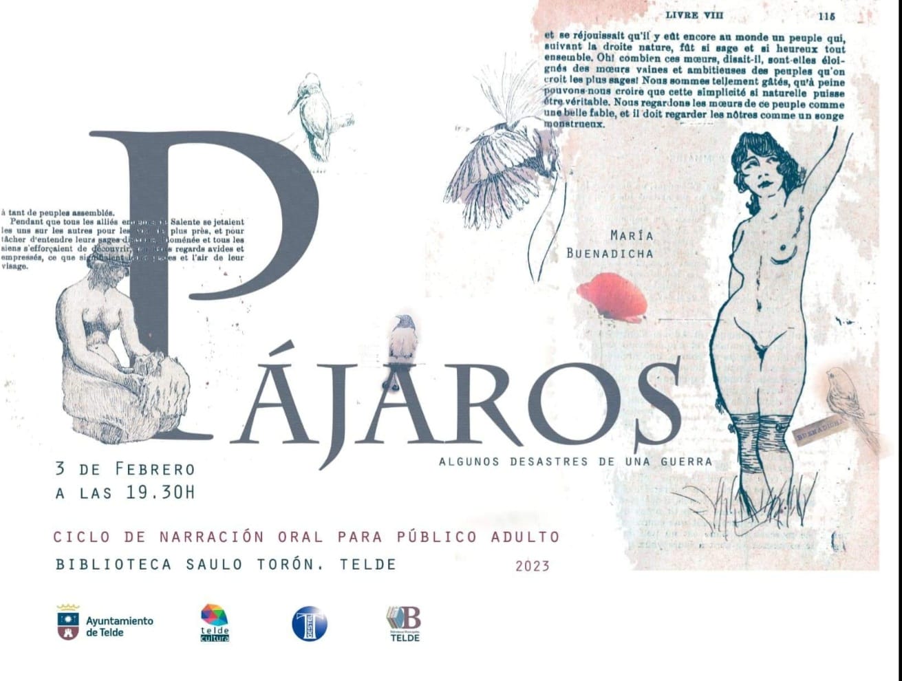 "PÁJAROS. Algunos desastres de una guerra", María Buenadicha