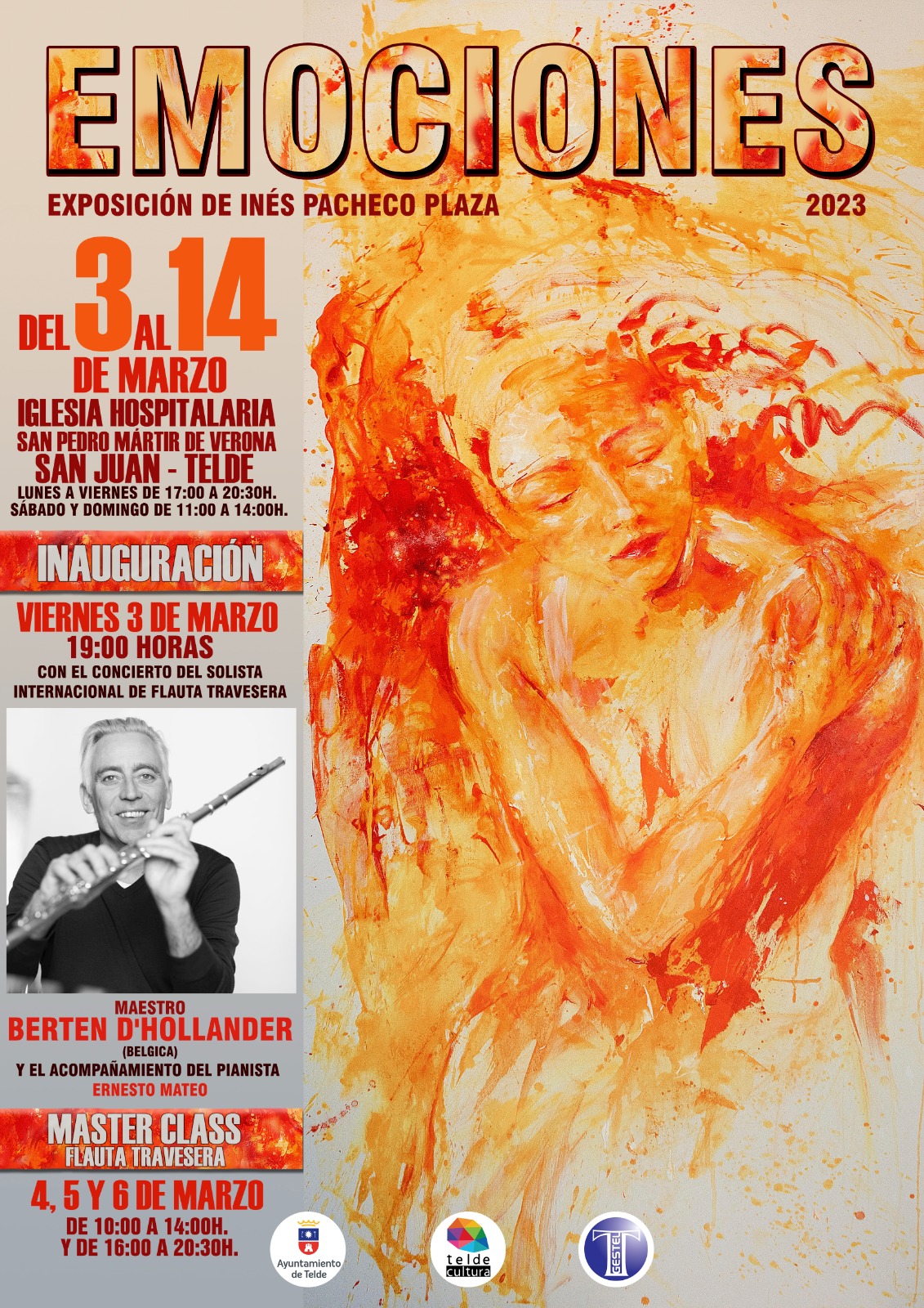 Inauguración de la exposición "Emociones" de Inés Pacheco Plaza.