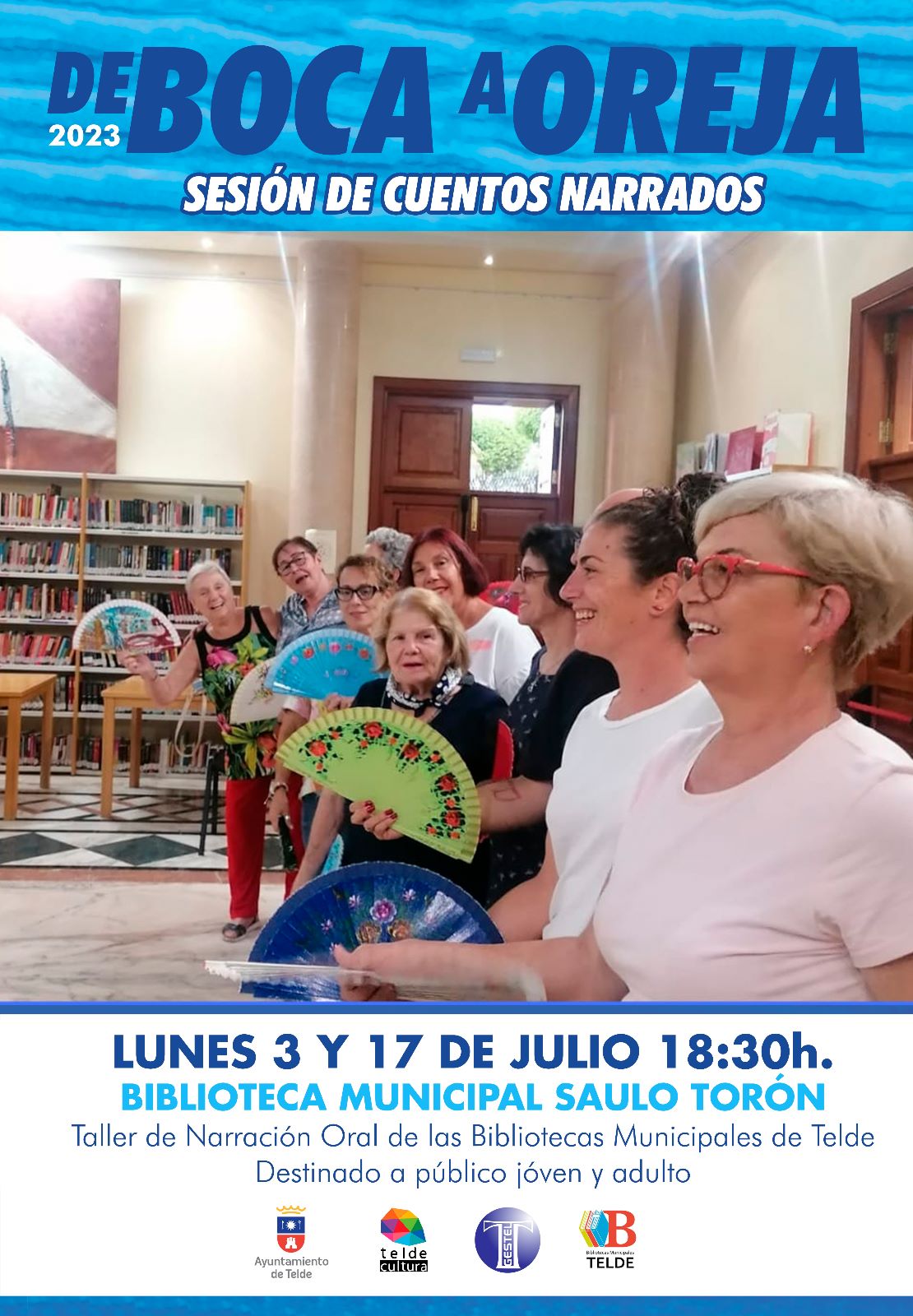 Sesión de cuentos narrados: "De boca a oreja"