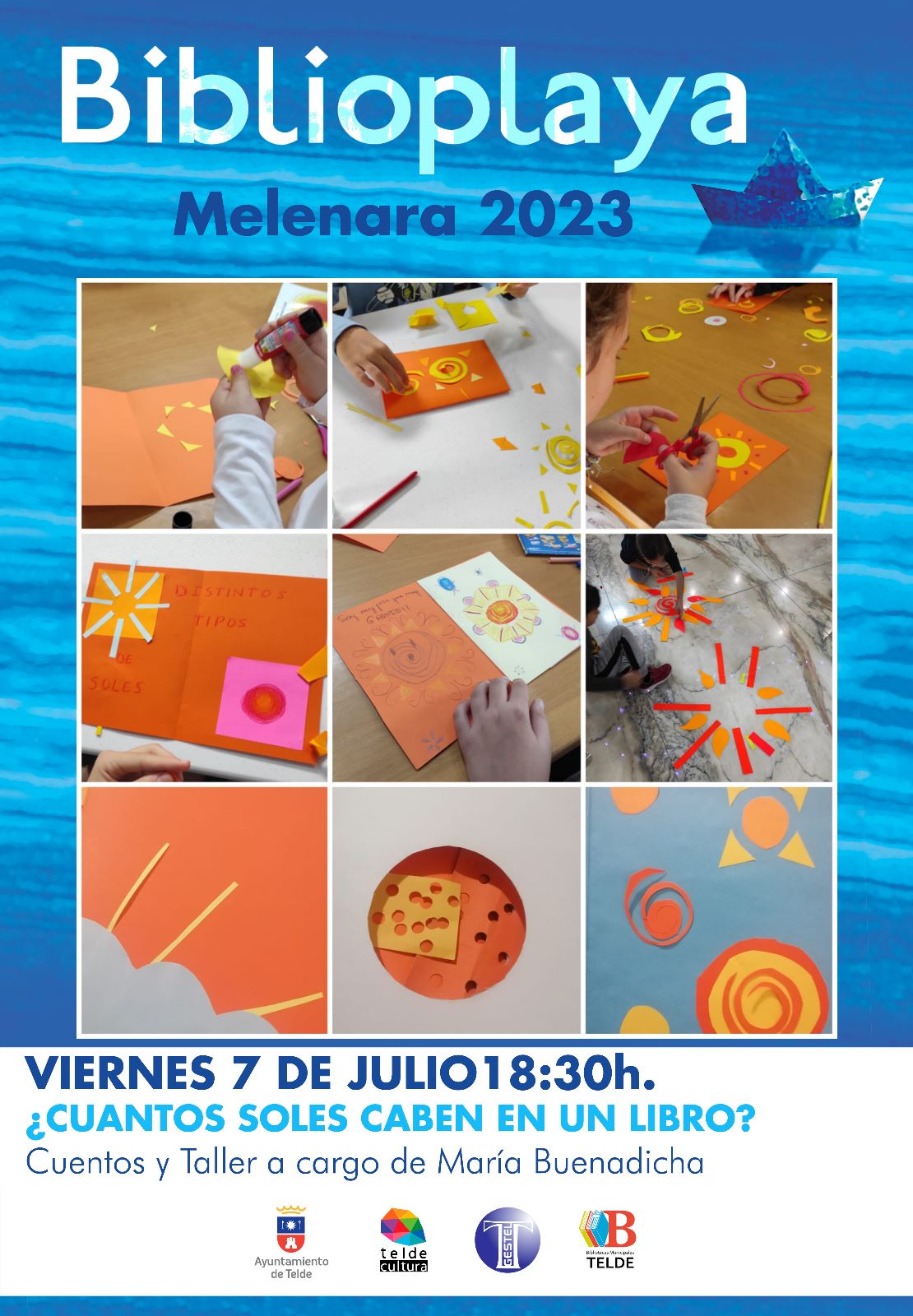 Cuentos y taller ¿Cuántos soles caben en un libro?, a cargo de María Buenadicha