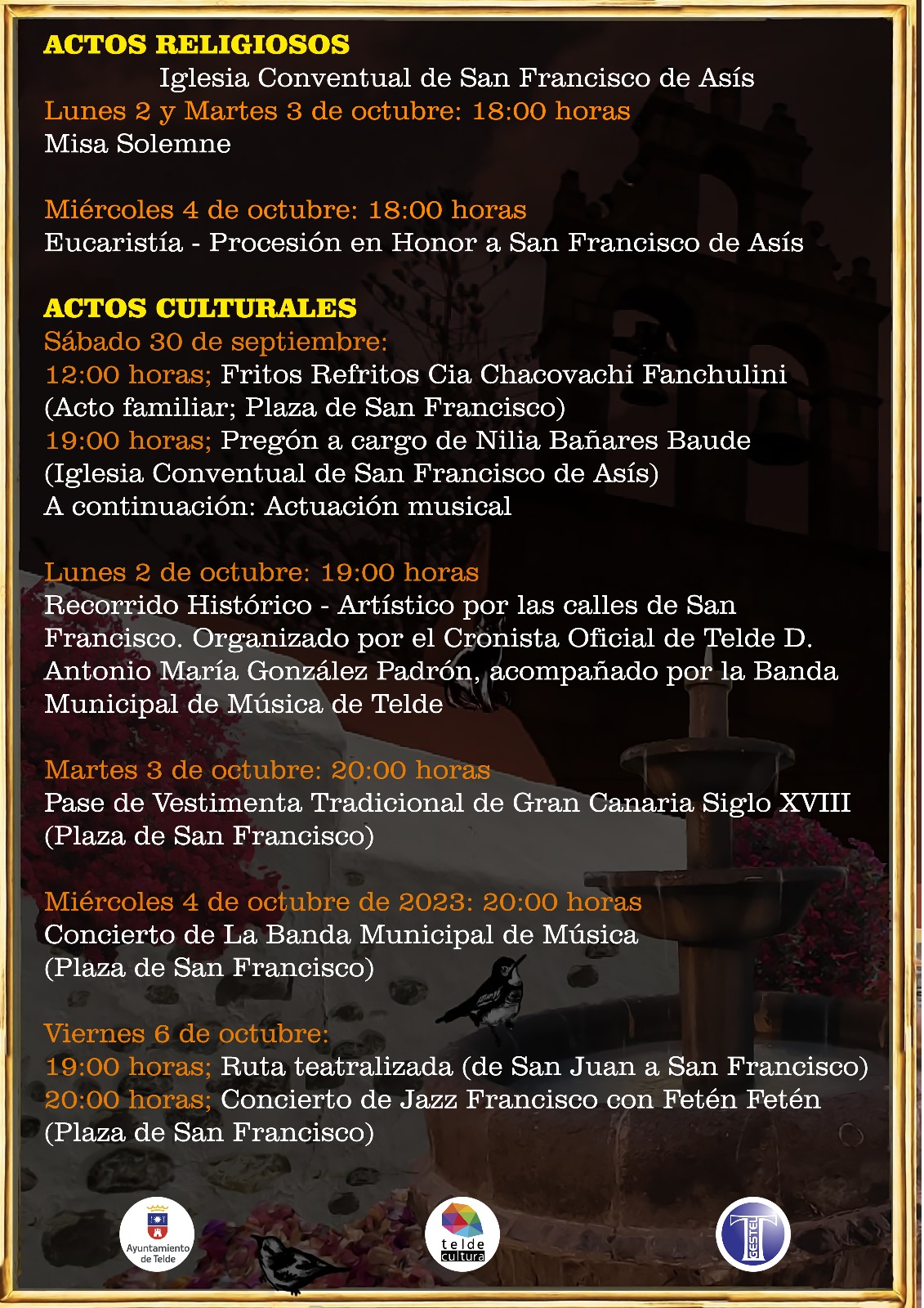 Fiestas de San Francisco de Asís