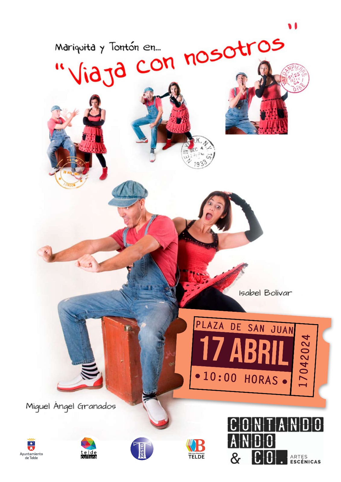Espectáculo Teatral "Viaja con nosotros" de ContandoAndo&Co