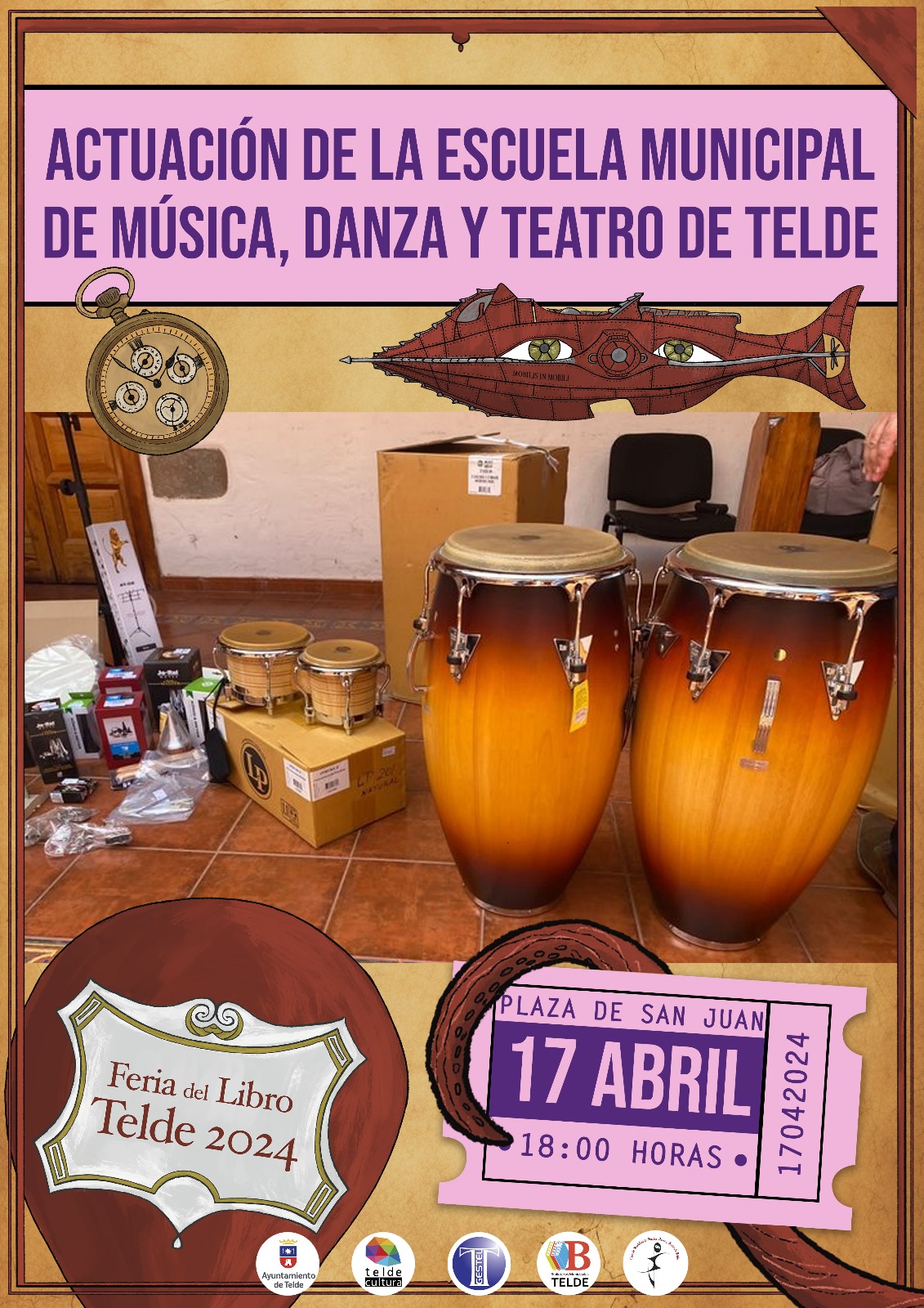 Actuación de la Escuela Municipal de Música,Danza y Teatro de Telde