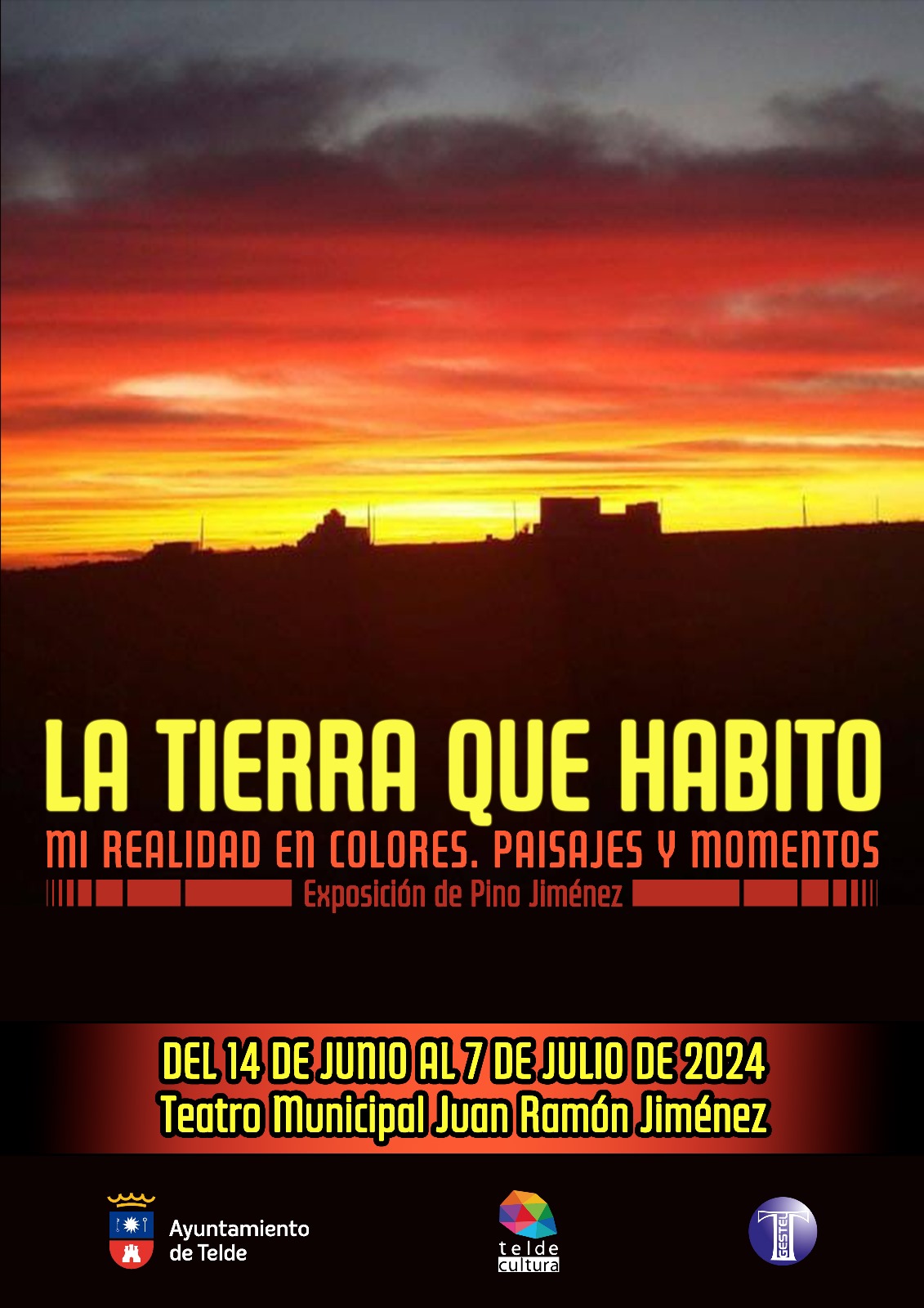 Inauguración de la Exposición "La tierra que habito. Mi realidad en colores. Paisajes y momentos" de Pino Jiménez