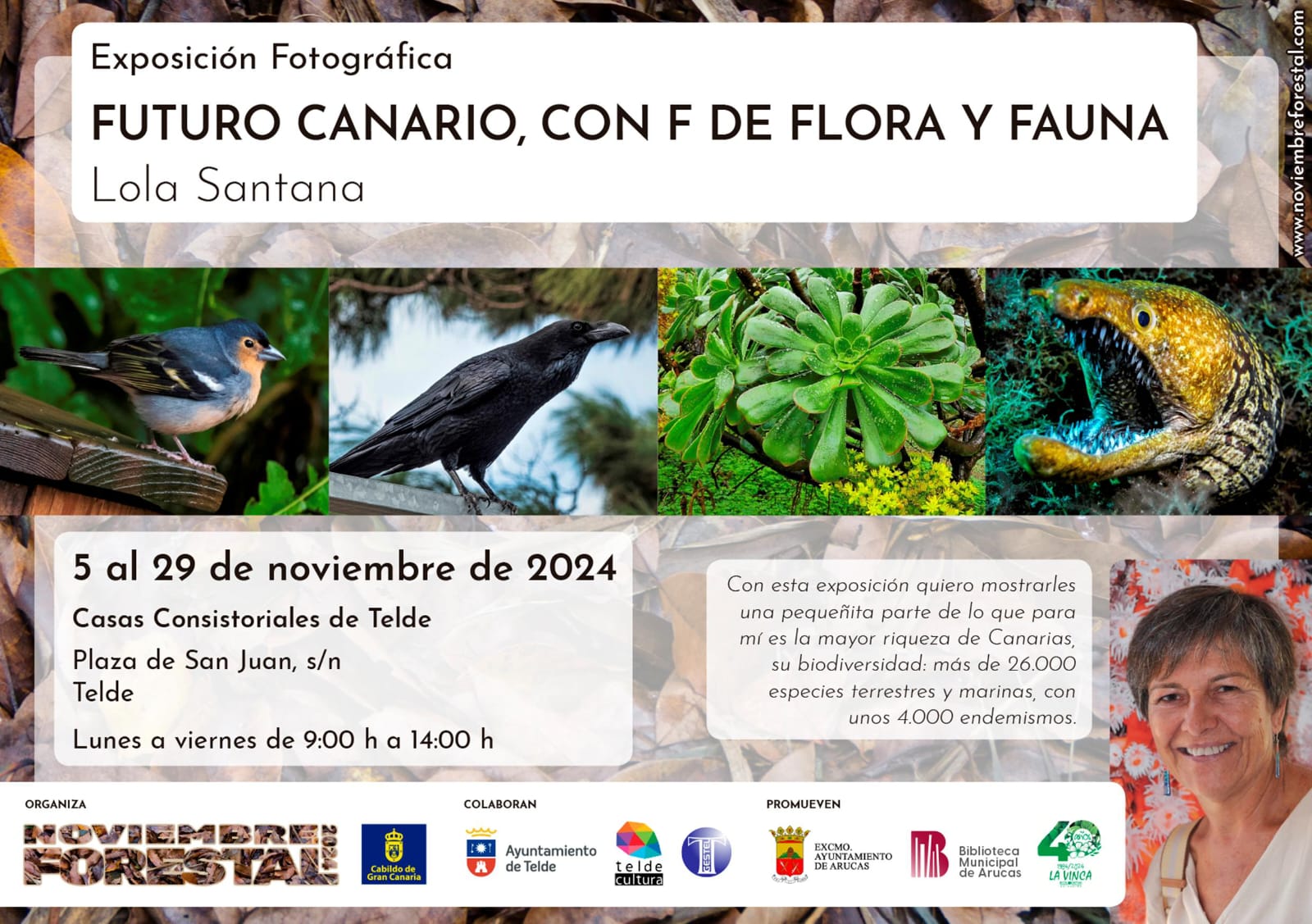 Exposición Fotográfica “Futuro canario, con F de flora y fauna”