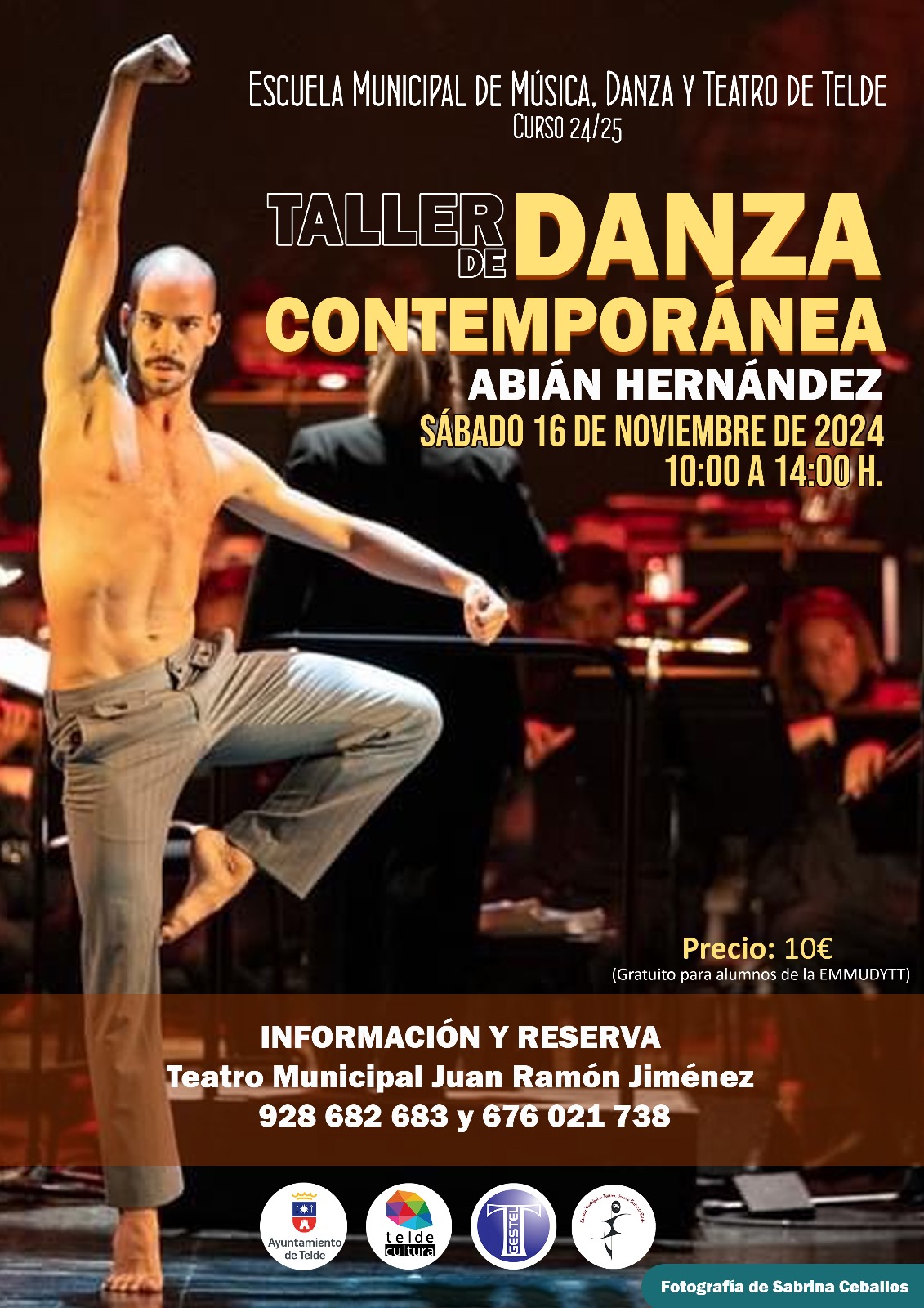 Taller de Danza Contemporánea con Abián Hernández