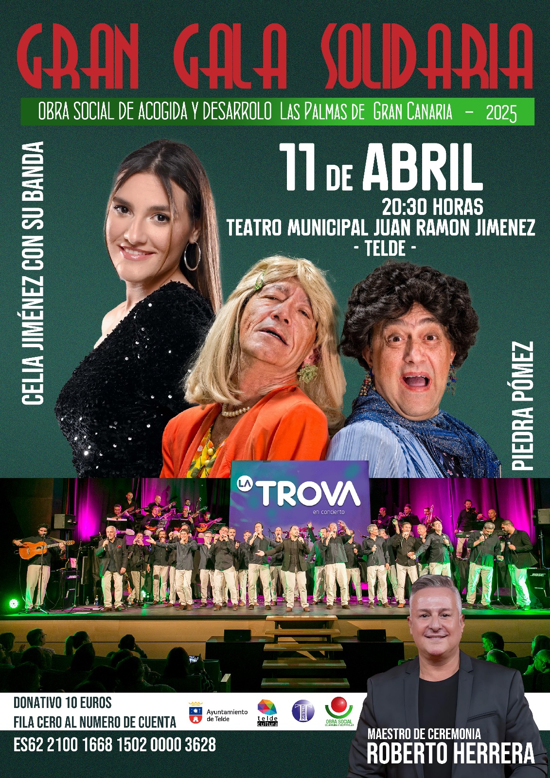 GRAN GALA SOLIDARIA OBRA SOCIAL DE ACOGIDA Y DESARROLLO LAS PALMAS DE GRAN CANARIA