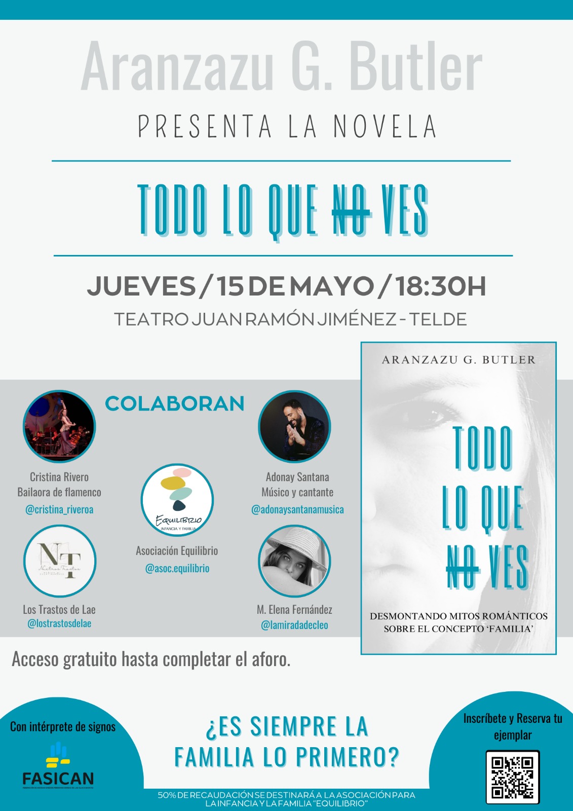 Presentación de la novela de Aranzazu G. Butler "Todo lo que no ves"