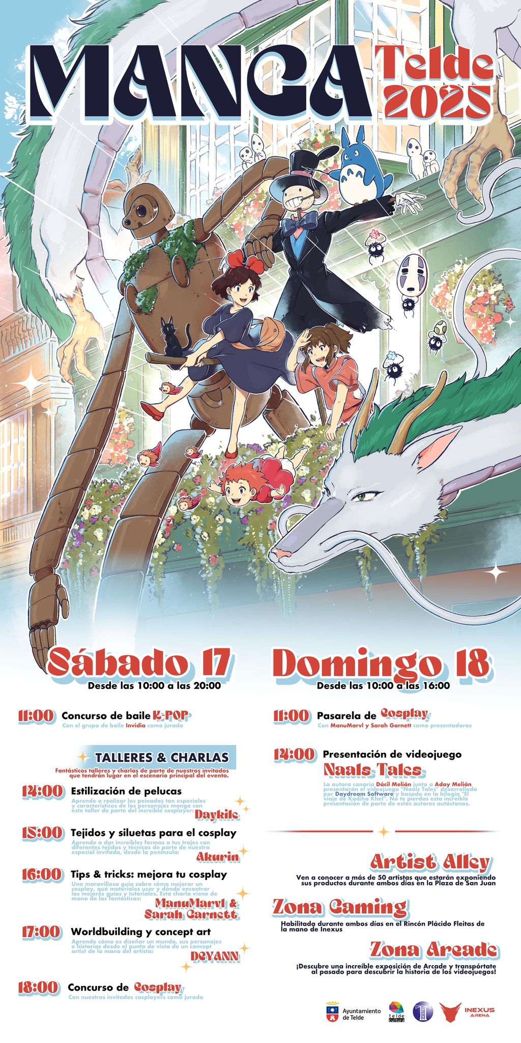 HORARIOS FERIA MANGA TELDE 2025