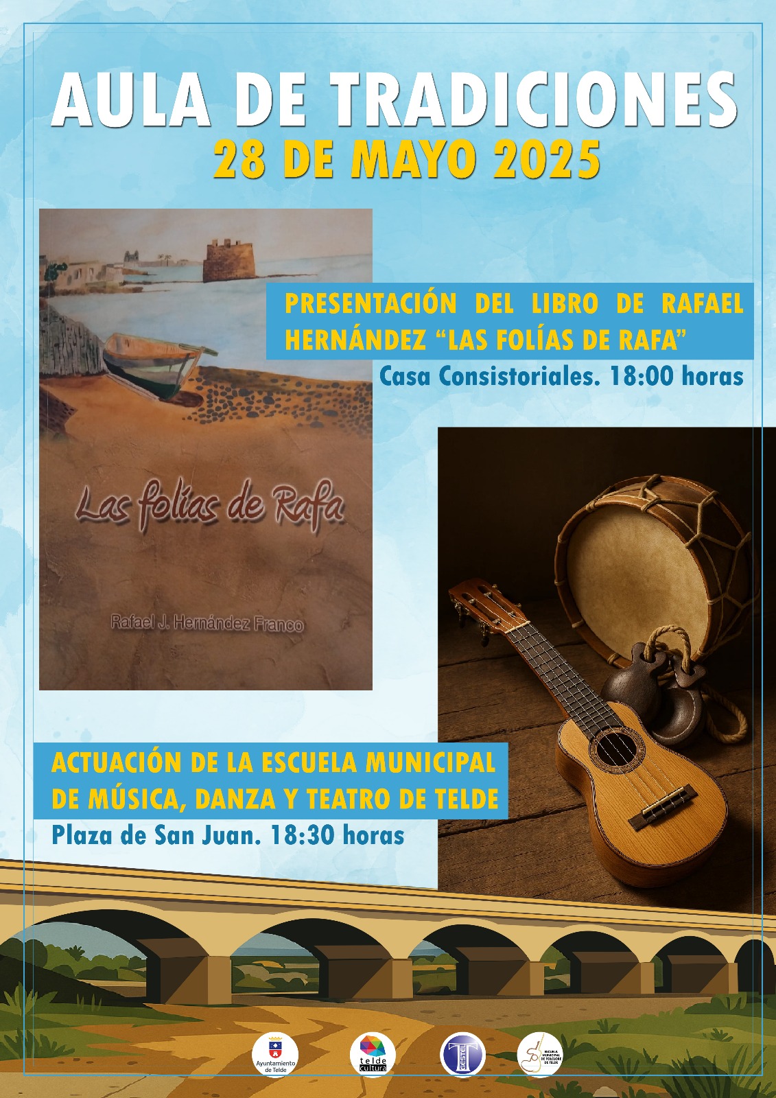 Presentación del libro "Las folías de Rafa" y actuación Escuela Municipal de Música, Danza y Teatro de Telde