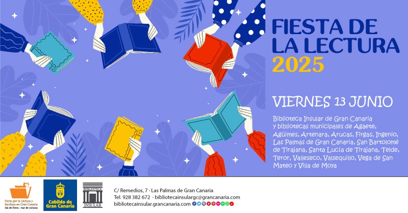 Las bibliotecas de Telde se suman a la Iª Fiesta de la Lectura de Gran Canaria.