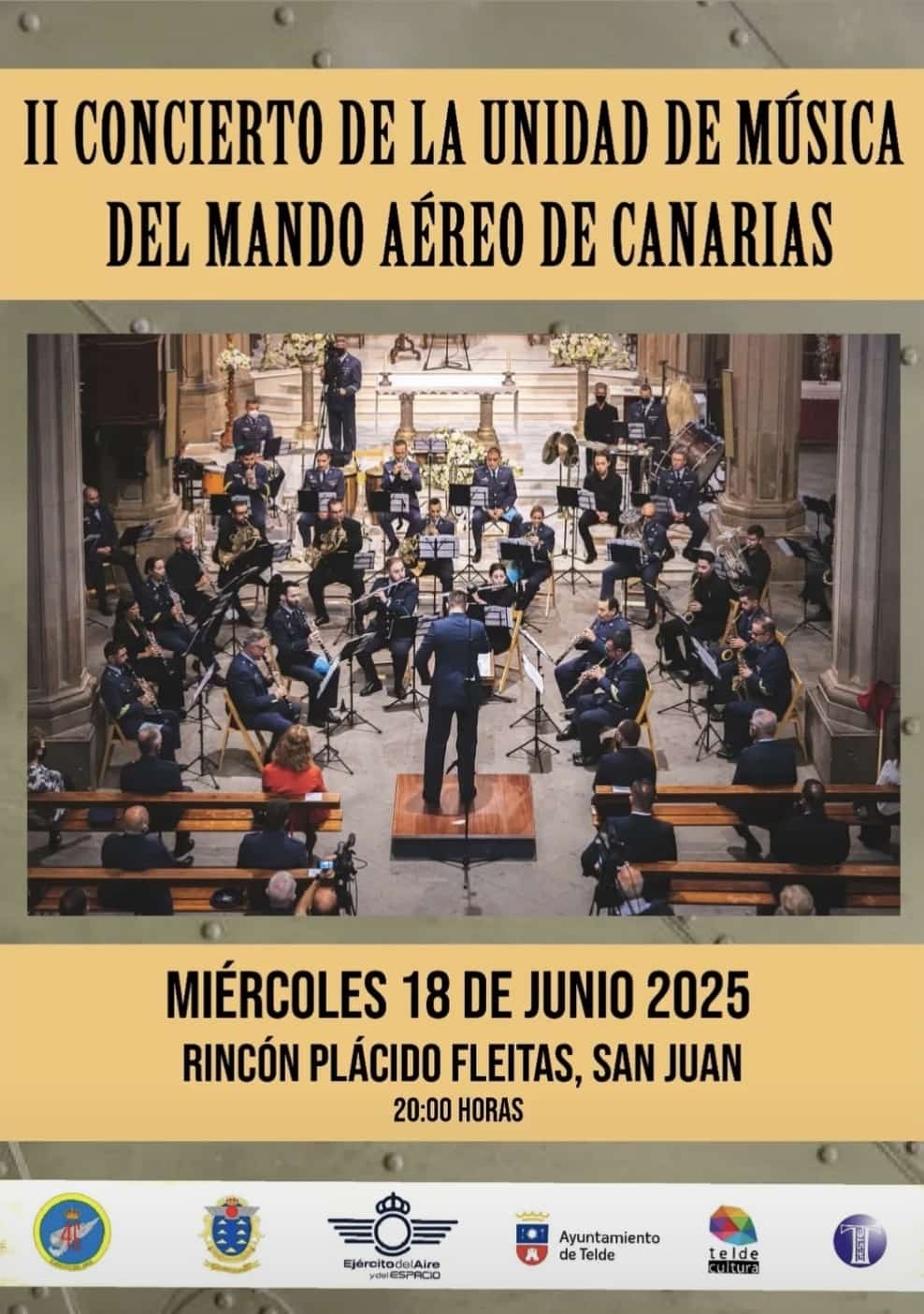 II CONCIERTO DE LA UNIDAD DE MÚSICA DEL MANDO AÉREO DE CANARIAS