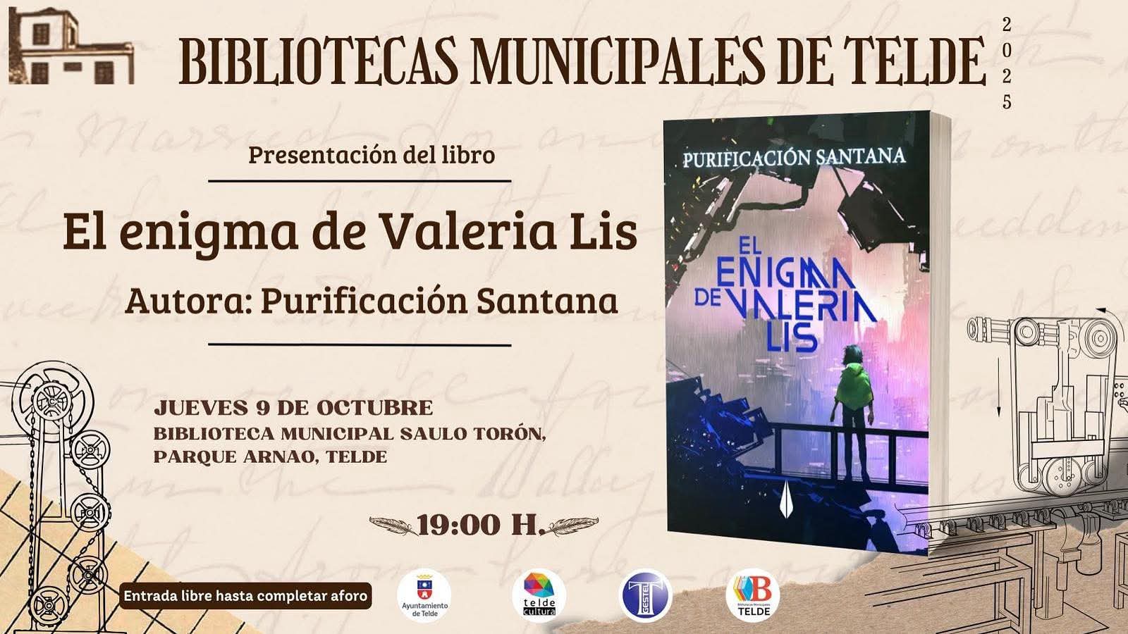 Presentación del libro “El enigma de Valeria Lis”