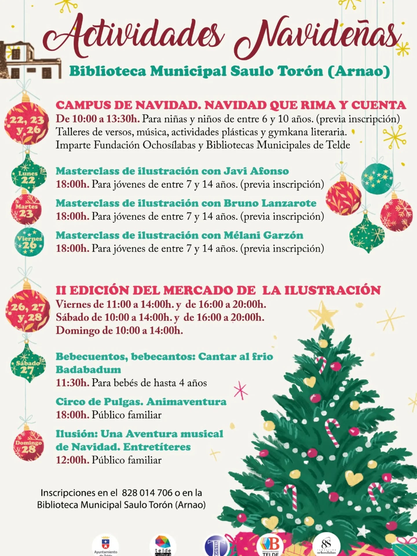Actividades Navideñas en la Biblioteca Municipal Saulo Torón
