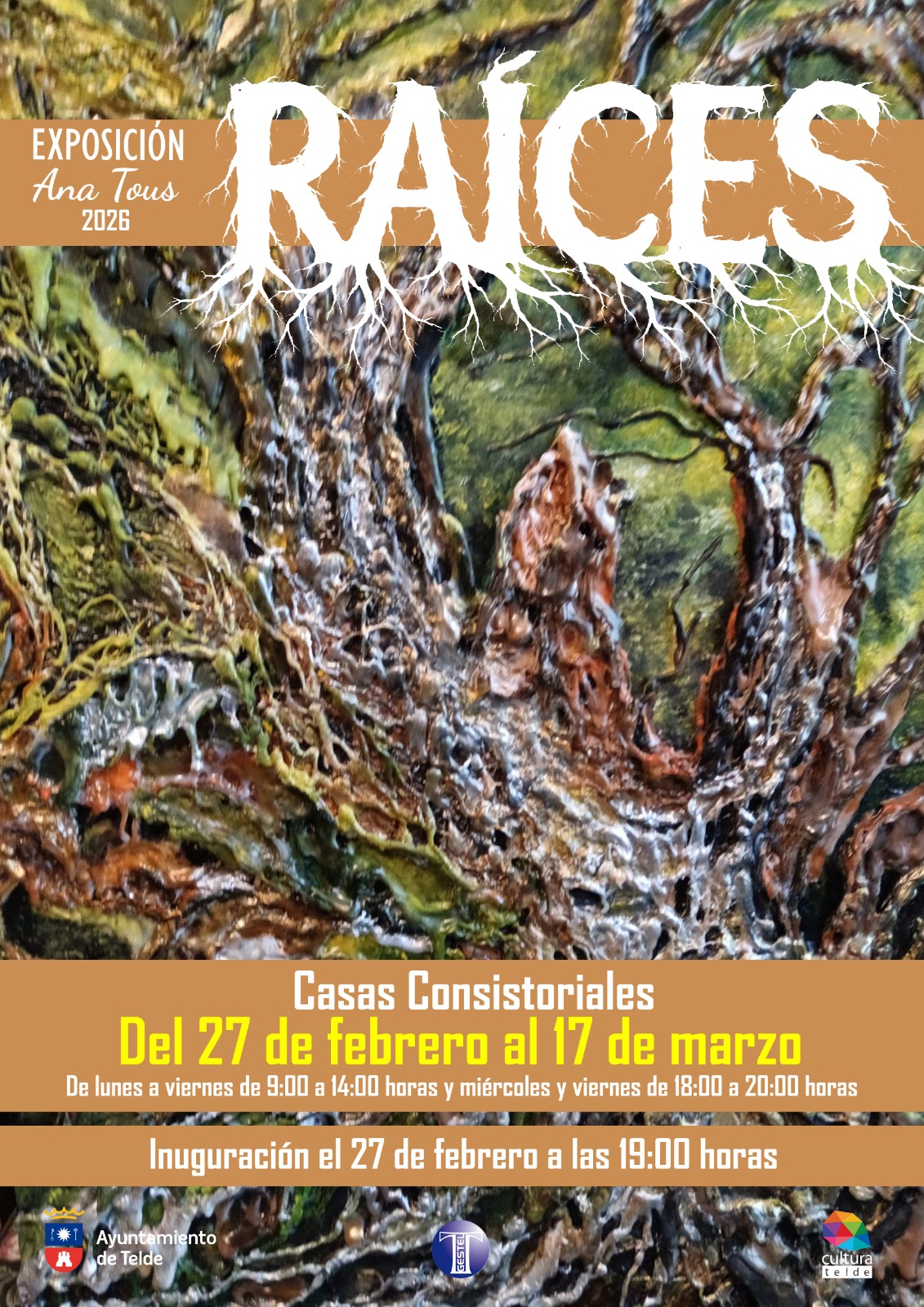 Inauguración de la exposición “Raíces”, de Ana Tous