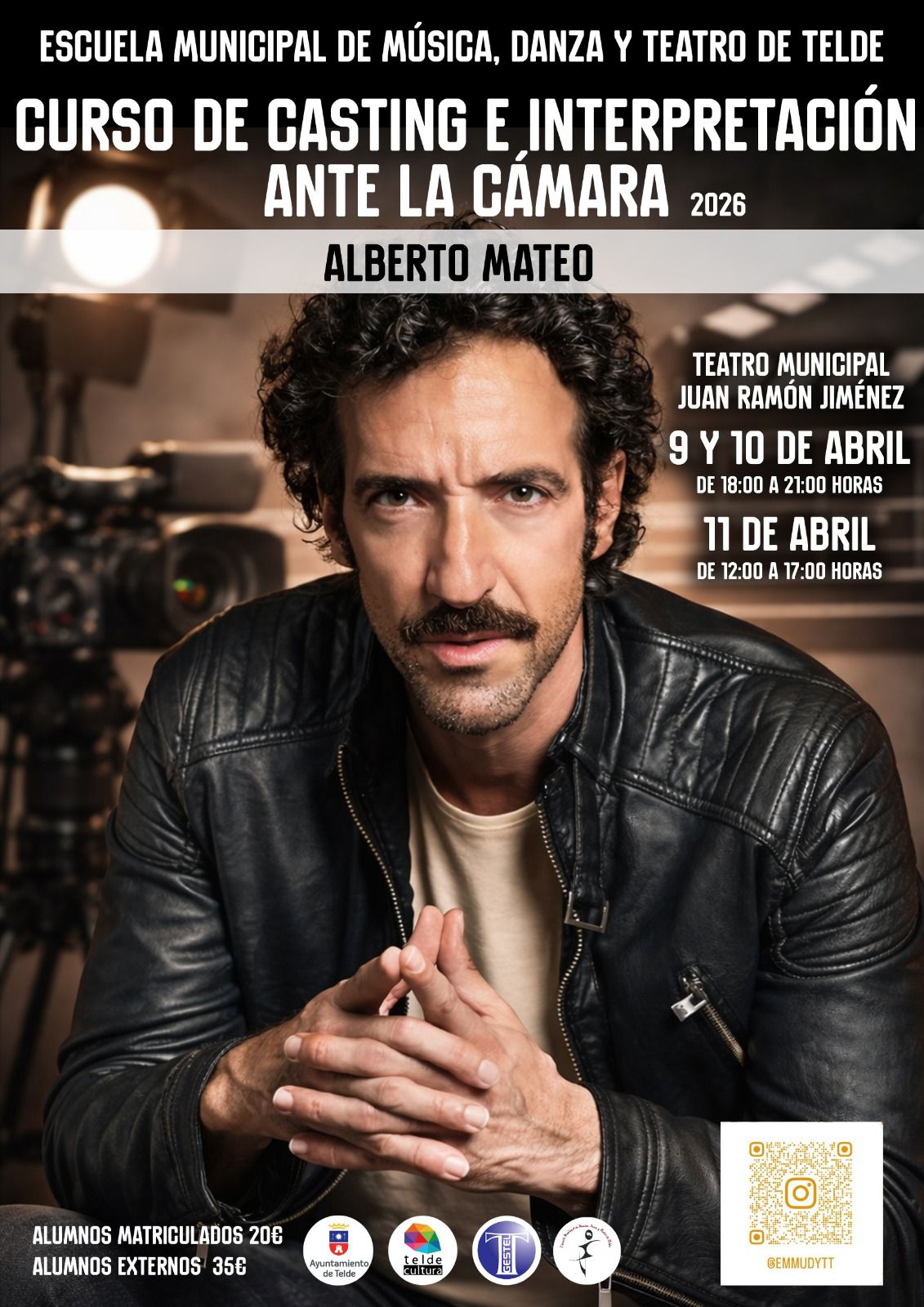 CURSO DE CASTING E INTERPRETACIÓN AUDIOVISUAL con el actor y director español ALBERTO MATEO