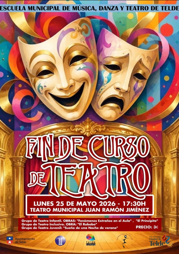 Gala de Fin de Curso de Teatro Infantil, Juvenil y teatro Inclusivo.