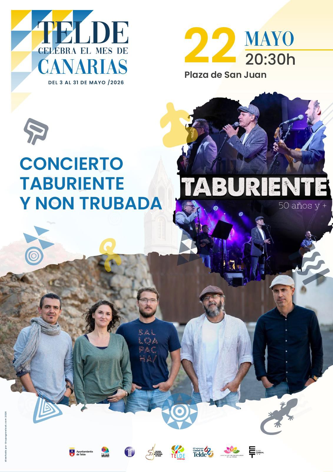 Taburiente y Non Trubada llegan a Telde para celebrar el Mes de Canarias
