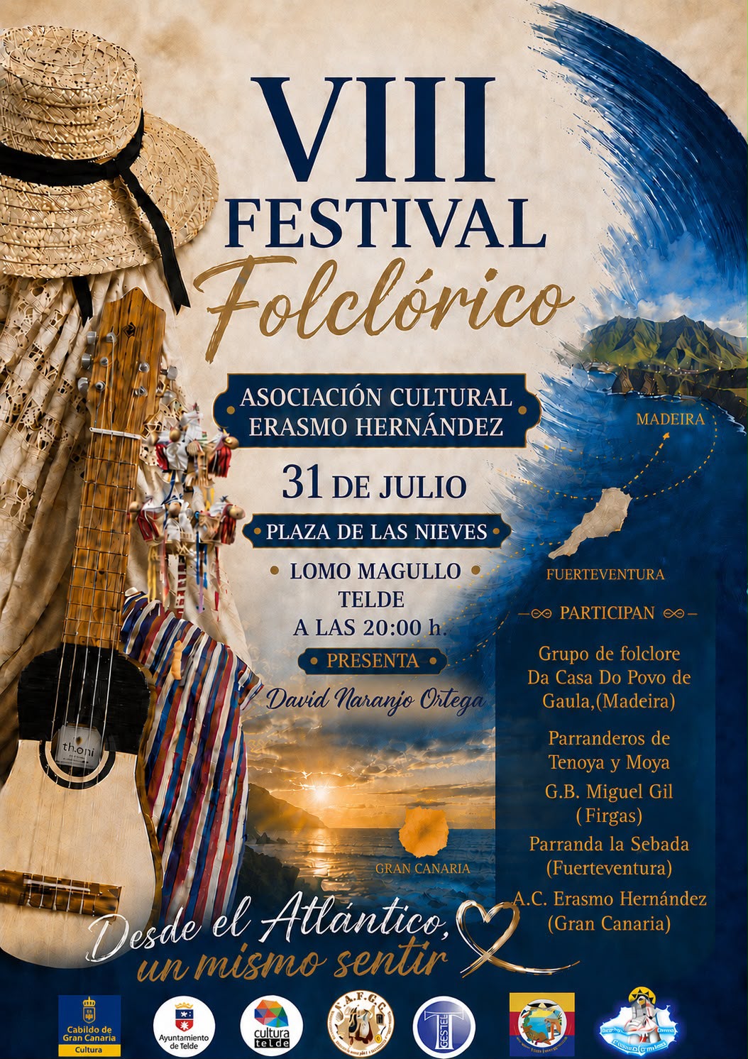 VIII Festival Folclórico organizado por la Asociación Cultural Erasmo Hernández.