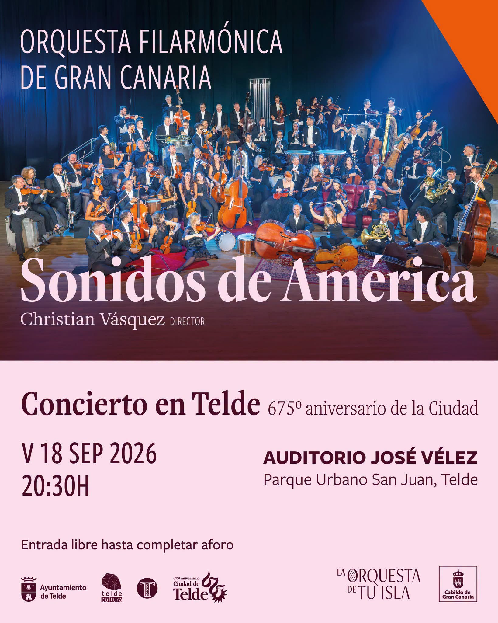 La Orquesta Filarmónica de Gran Canaria llega a Telde